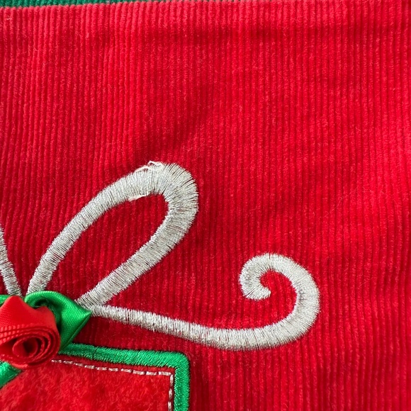 Chantilly Place Christmas Color-block Corduroy Dress size 5 - Picture 6 of 10